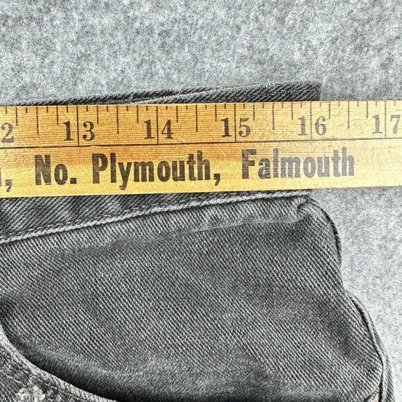 VTG Levis 550 Jean Shorts Jorts Mens 34 Relaxed Fit Cut Off Distressed Grunge* - Picture 7 of 11